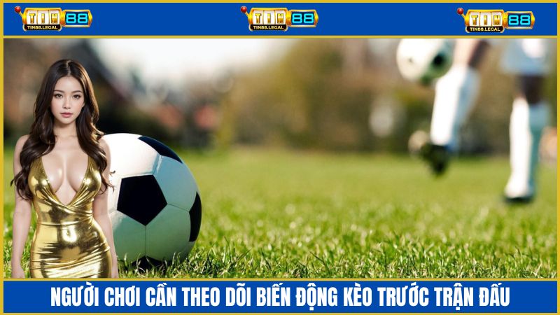 Người chơi cần theo dõi biến động kèo cược liên tục trước khi diễn ra trận đấu